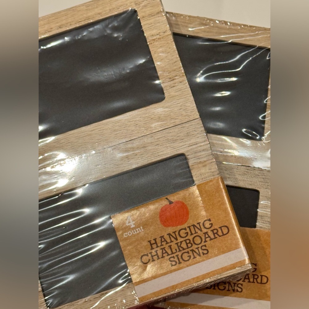 Hanging Chalkboard Signs 8 Pc Set - Picture 2 of 7